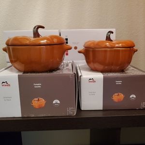 Staub Pumpkin Cocottes